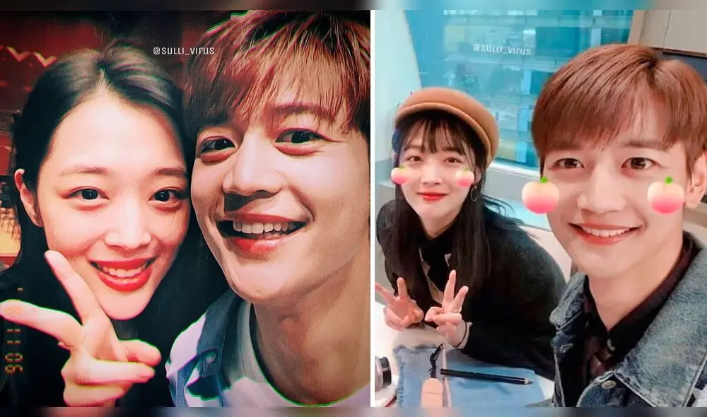 "Siempre pensé en Sulli como una hermana pequeña", declaró en alguna ocasión Minho de SHINee. "Siempre pensé en Sulli como una hermana pequeña", declaró en alguna ocasión Minho de SHINee.