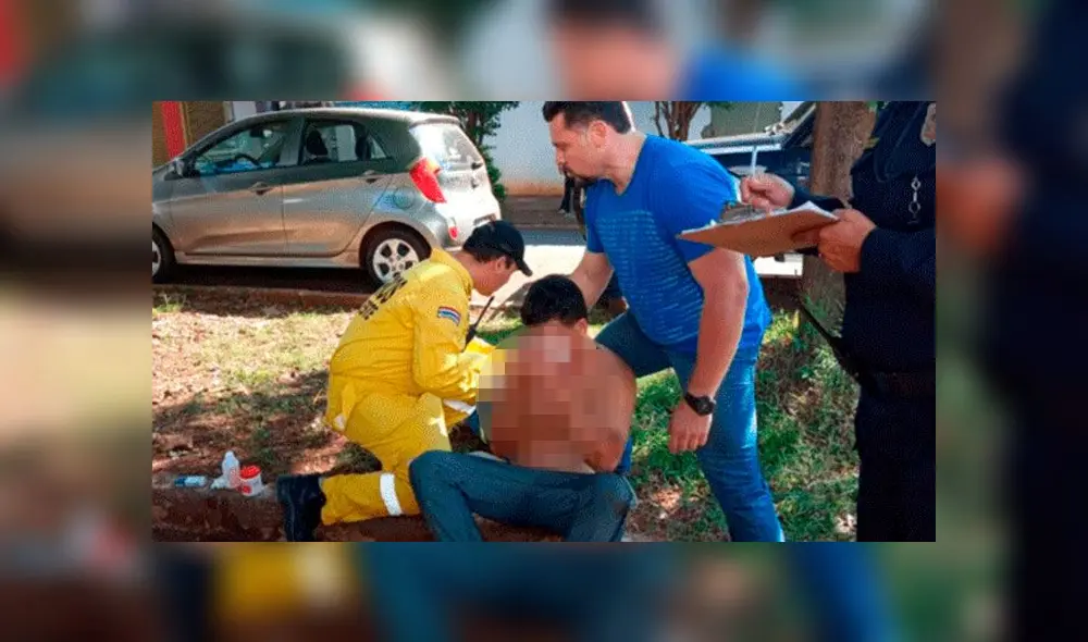 Hombre que se desnudó y se arrancó los ojos en Paraguay causa conmoción 