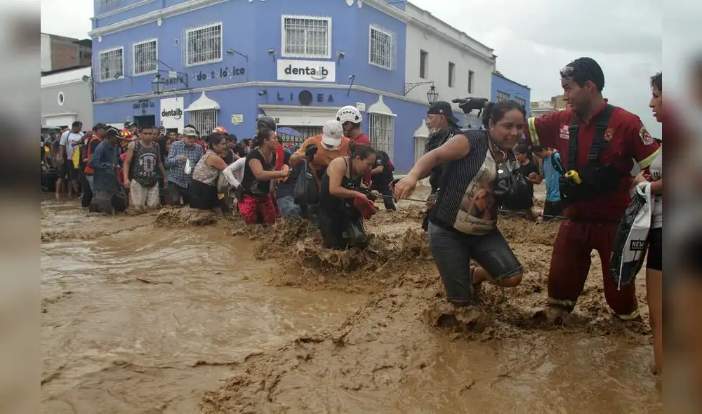 Sexto huaico golpeó otra vez el Centro Histórico de Trujillo
