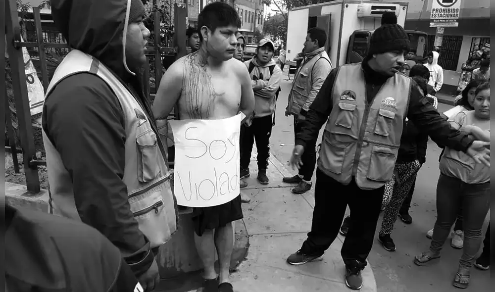El hombre esperaba subir al mototaxista para intimidar a las escolares. (Foto: Joel Robles)