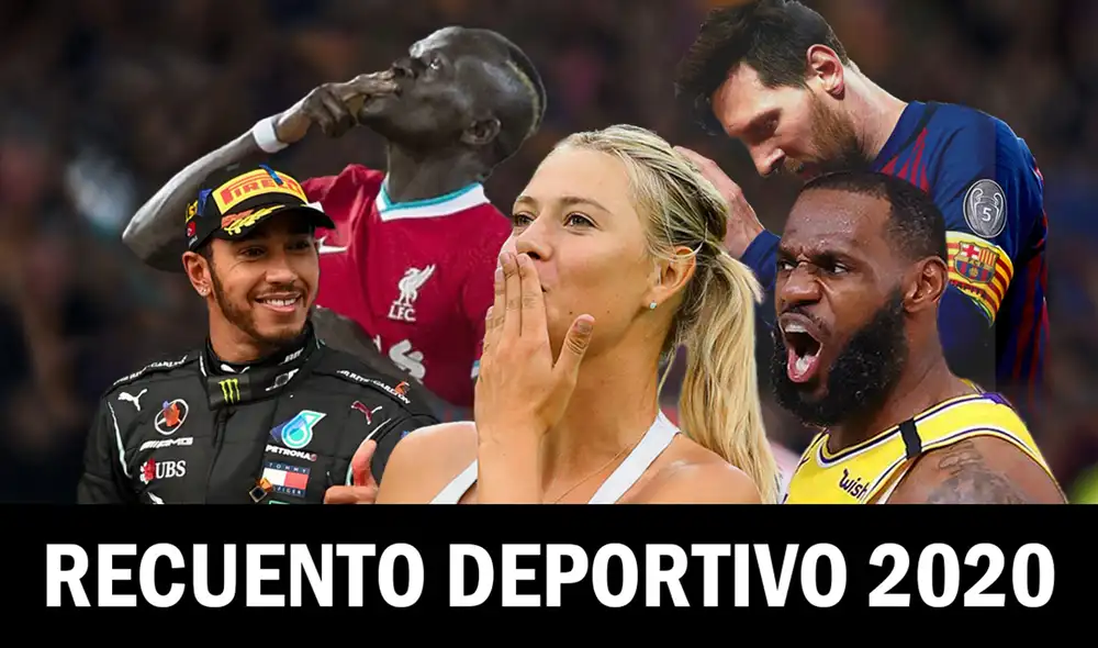 Revive los hechos más importantes del mundo deportivo en 2020. Foto: composición de Giselle Ramos/GLR
