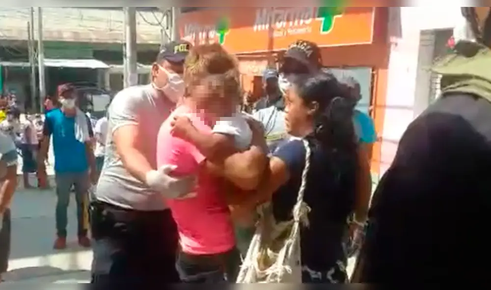 Extranjero usa a su hija como escudo para evitar ser detenido Extranjero usa a su hija como escudo para evitar ser detenido