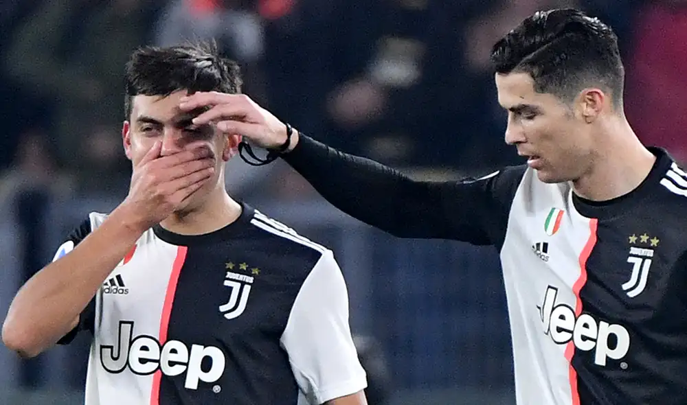 Cristiano Ronaldo y Paulo Dybala juegan juntos en la Juventus desde el 2018. | Foto: AFP Cristiano Ronaldo y Paulo Dybala juegan juntos en la Juventus desde el 2018. | Foto: AFP