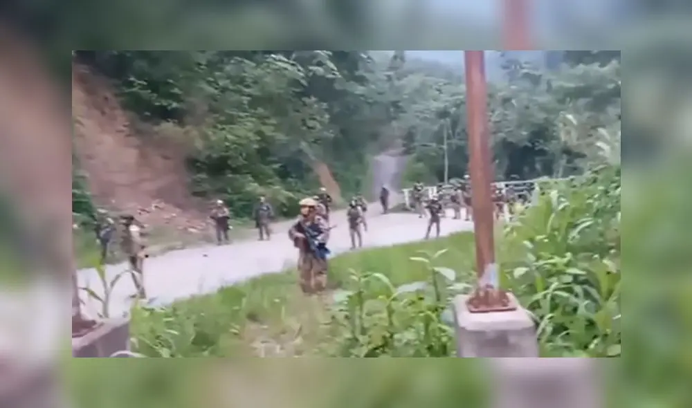 Ciudadanos piden apoyo para liberar a compañeros mineros. Foto: difusión