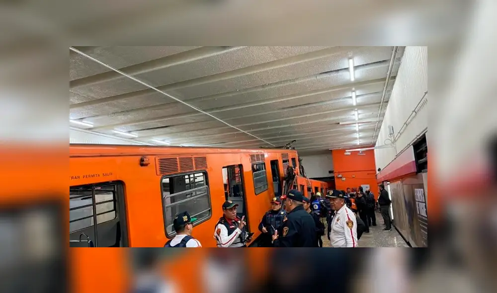 Fiscalía de CDMX concluye que choque del Metro en Tacubaya fue por error humano