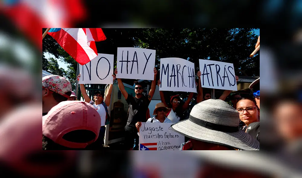 Con multitudinaria marcha exigen renuncia del gobernador de Puerto Rico