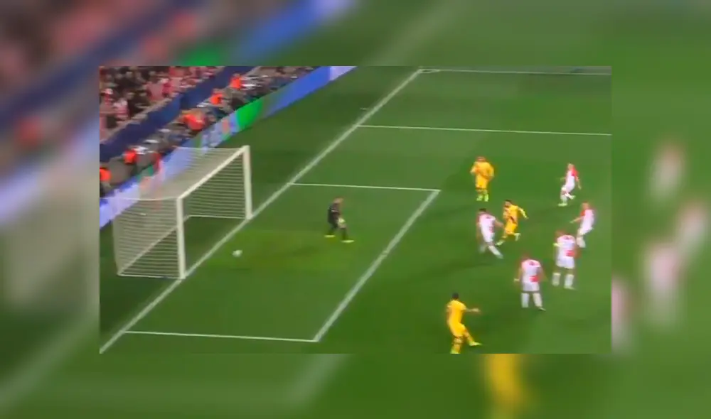 El argentino marcó su primer gol en esta edición de la Champions. Créditos: Captura de tv El argentino marcó su primer gol en esta edición de la Champions. Créditos: Captura de tv