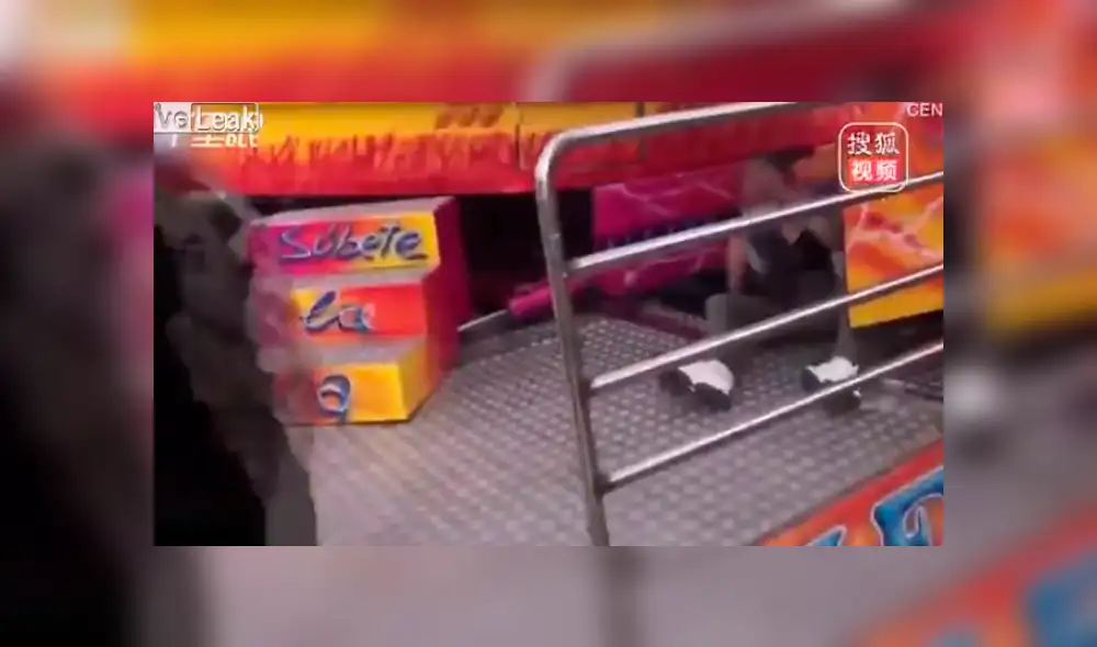 Facebook viral: joven sube a ‘Tagadisco’, aumentan la velocidad y sale expulsada del juego [VIDEO] 
