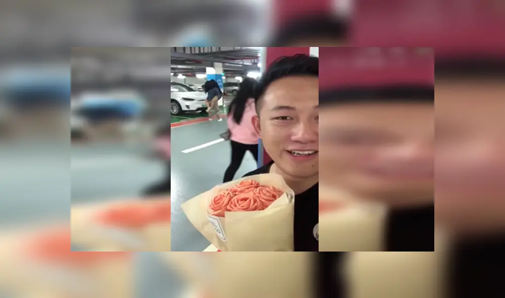 Facebook viral: furor por joven que descubrió infidelidad cuando regalaba flores [VIDEO]