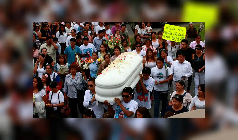 Familiares dan último adiós a niña asesinada en San Juan de Lurigancho