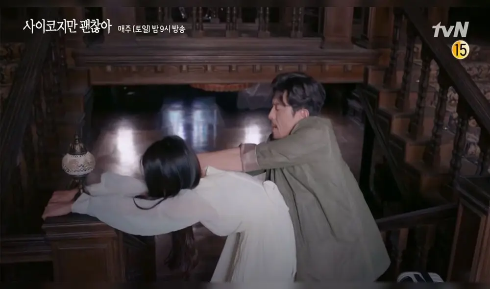 Desliza para ver más fotos del tráiler del capítulo 7 del drama It's okay to not be okay. Créditos: tvN