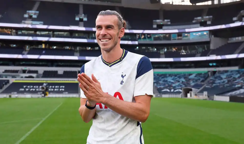 Gareth Bale fue presentado como nuevo jugador del Tottenham para la temporada 2020/21. Foto: Prensa Tottenham