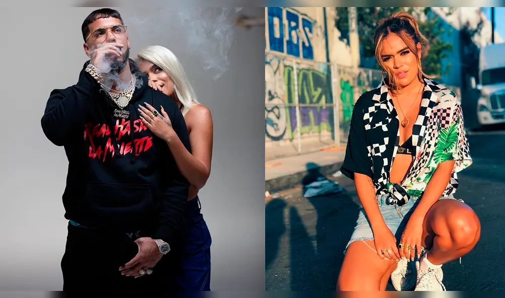 Así fue la llegada de Karol G y Anuel AA a Lima para show [VIDEO]