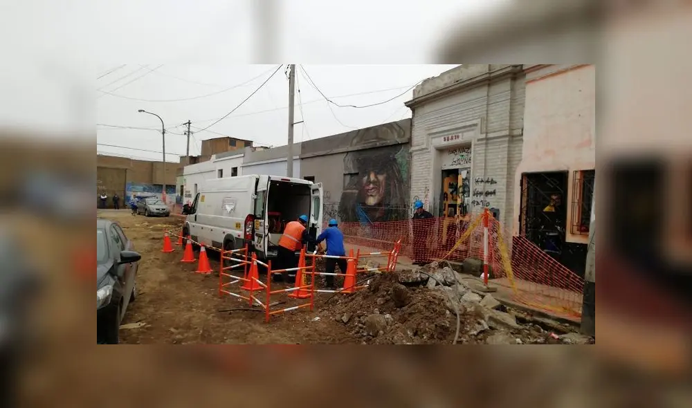 Delincuentes roban cables de luz en obra de la Municipalidad de Lima [FOTOS]
