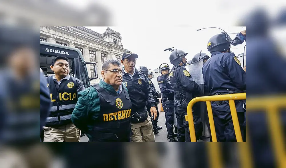 Generales PNP presos por vínculo con mafia “Los Intocables Ediles”