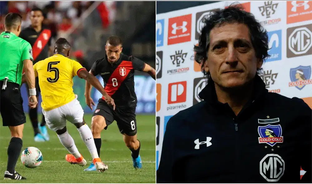 Mario Salas, técnico de Gabriel Costa en Colo Colo, reveló que no vio el debut del delantero en la selección peruana. | Foto: EFE