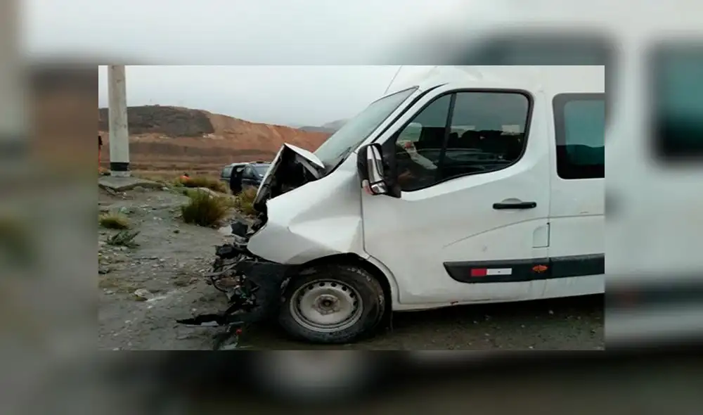 Triple choque deja cuatro heridos en Pasco