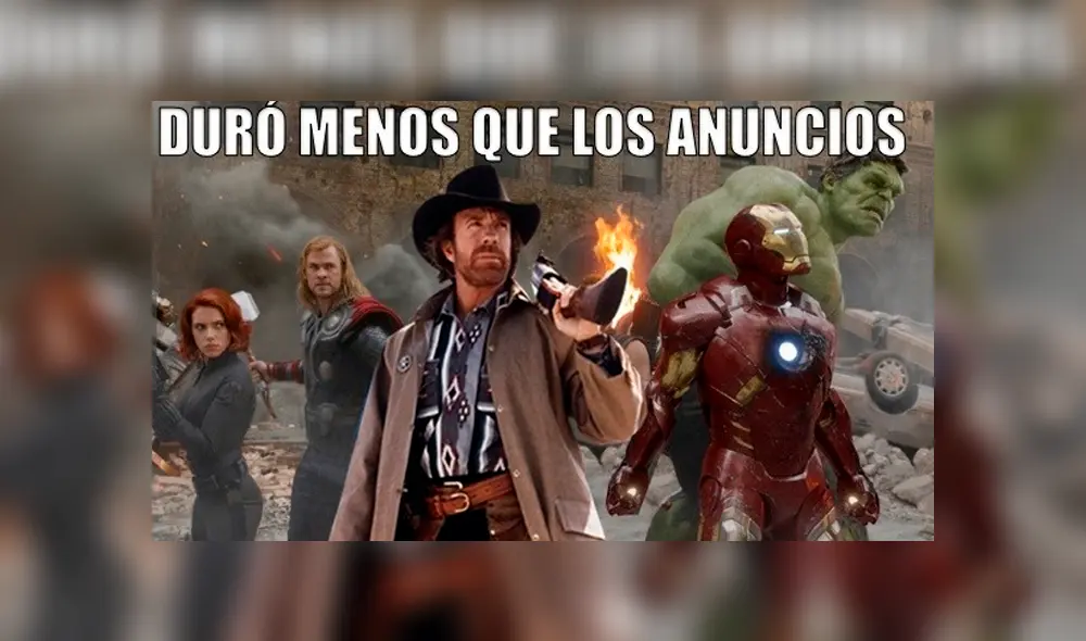 Avengers Endgame: mira los mejores memes de todas las películas de Los Vengadores 