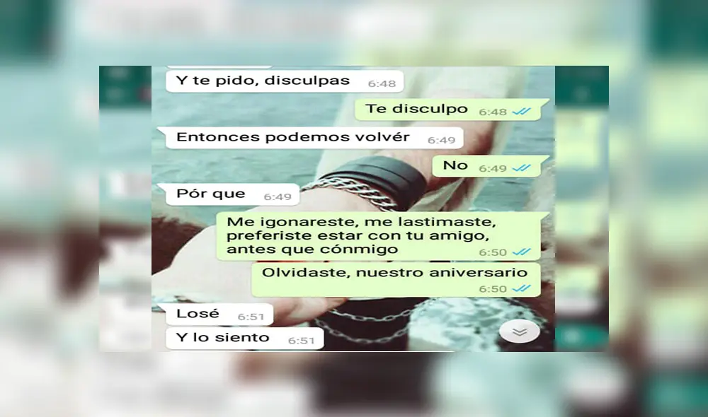 WhatsApp: Chica pone excusas para no ver a su novio y él descubre un triste secreto [FOTOS]