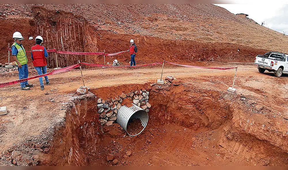 Alerta. Contraloría evidencia deficiencias en obra vial. Alerta. Contraloría evidencia deficiencias en obra vial.