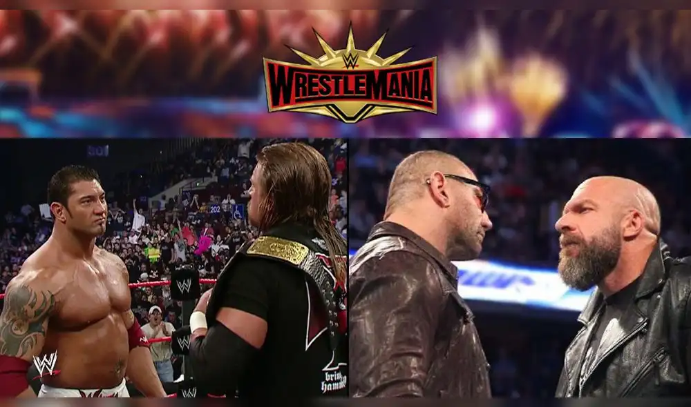 Wrestlemania 35: Triple H vs. Batista se enfrentan en la lucha del siglo