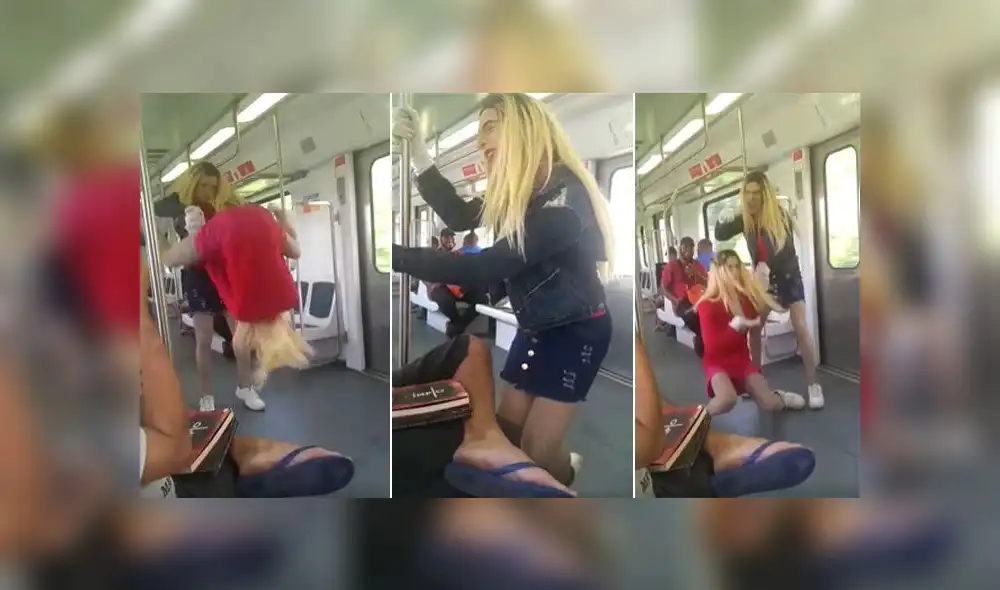 Desliza para ver cómo estos jóvenes se volvieron virales por recrear ‘¿Y dónde están las rubias?’ en un tren. Foto: Captura. Desliza para ver cómo estos jóvenes se volvieron virales por recrear ‘¿Y dónde están las rubias?’ en un tren. Foto: Captura.