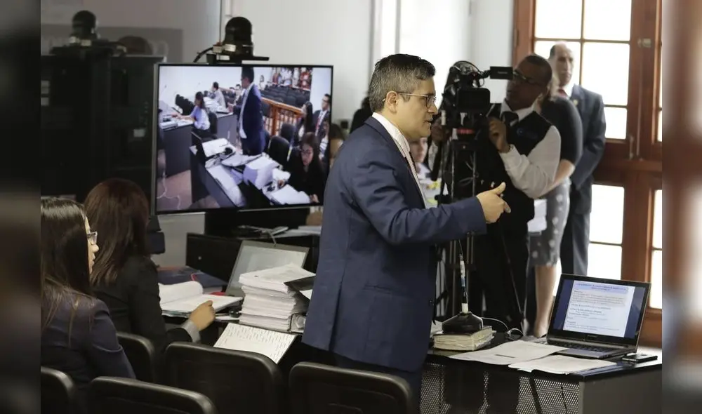 La audiencia es televisada. Foto. John Reyes / La República