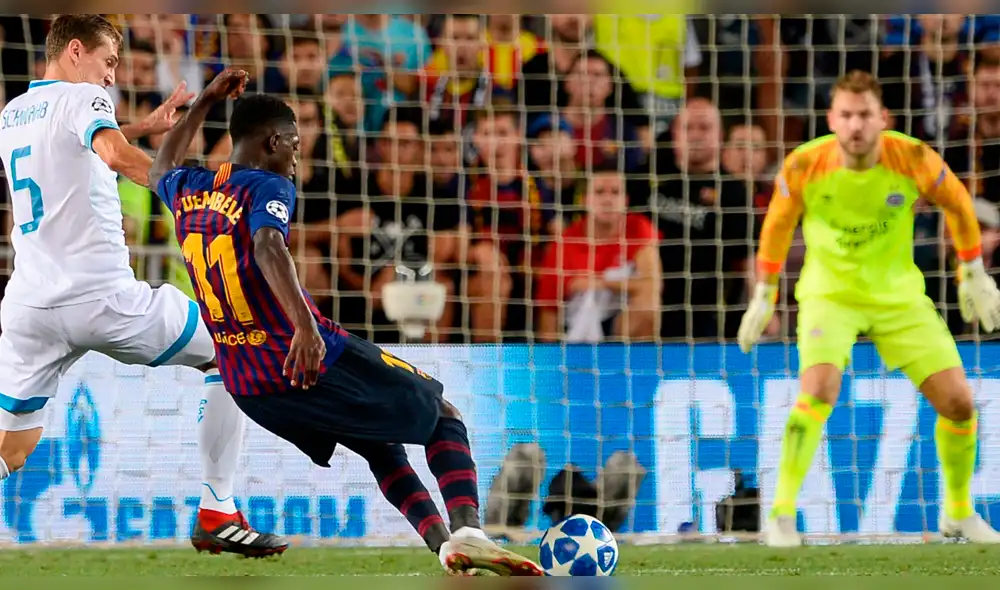 Barcelona venció 2-1 al PSV en duelo por la Champions League [RESUMEN Y GOLES] 