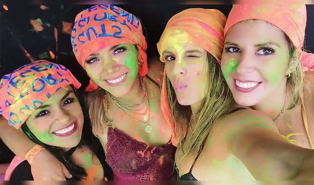Isabel Acevedo compartió en Instagram fotos y videos con Alejandra Baigorria en fiesta de carnavales. Foto: Instagram