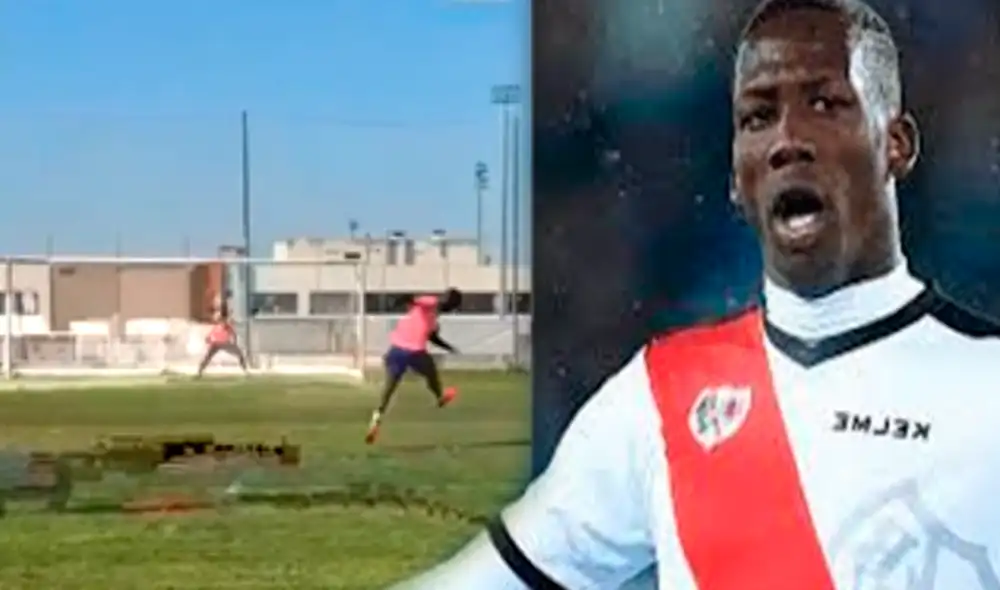 Luis Advíncula brilló en el último entrenamiento del Rayo Vallecano y sorprendió al cuerpo técnico con gol de gran calidad. (FOTO: Composición GLR).
