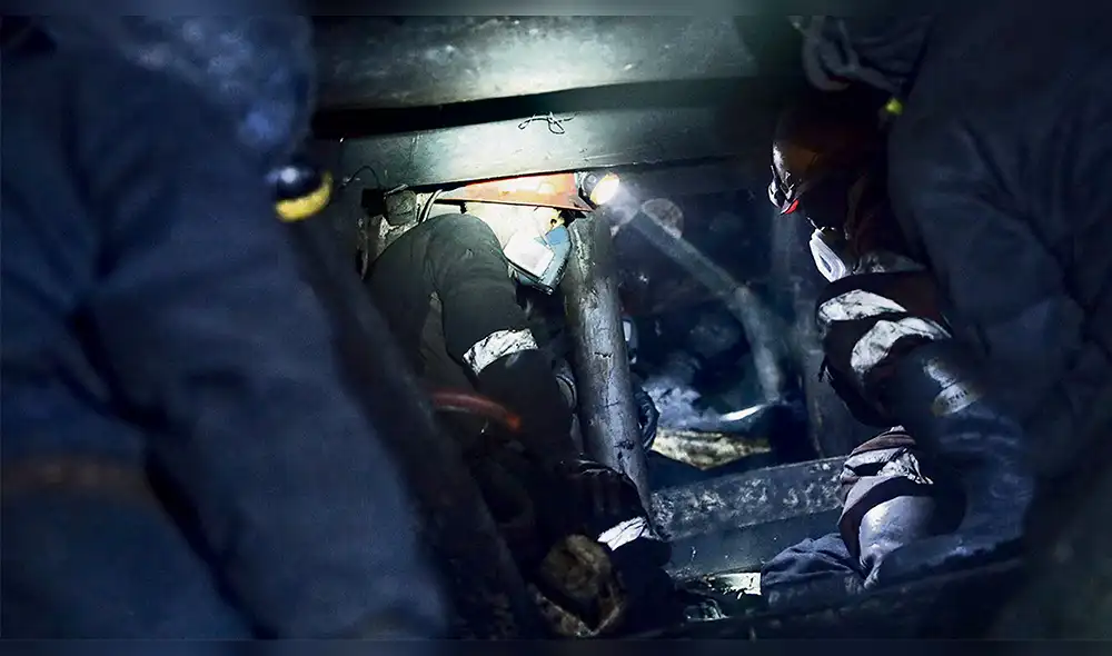 Un juego de válvulas salvó la vida de los cuatro mineros atrapados