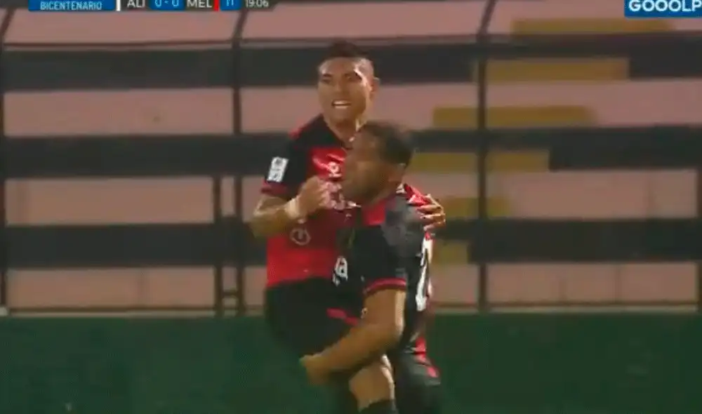 Hideyoshi Arakaki anotó el primer gol del Alianza Lima vs. Melgar por la Copa Bicentenario 2019. | Foto: Gol Perú