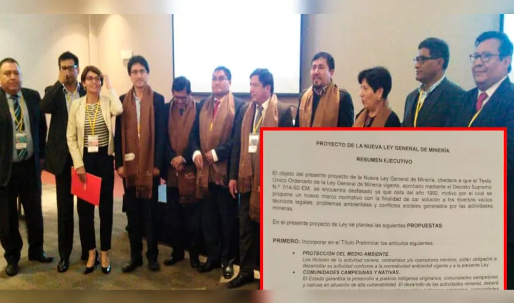 Proyecto para nueva Ley de Minería exige consulta previa y licencia social.