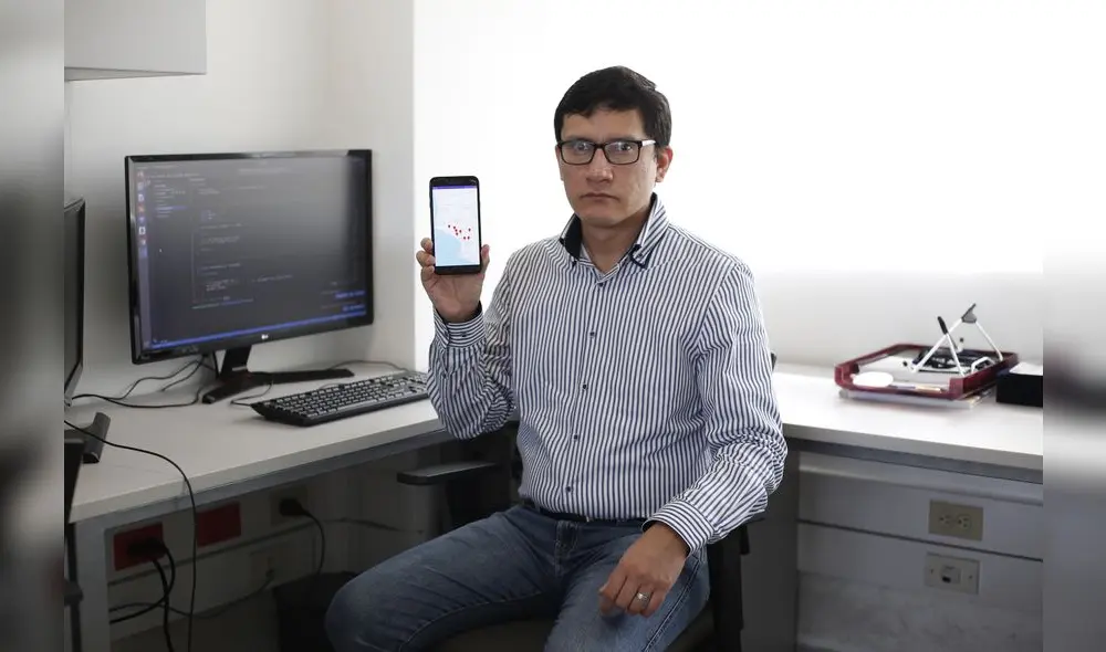 Iván Sipiran, doctor en Computación, en el laboratorio del equipo ganador del fondo de Concytec. Iván Sipiran, doctor en Computación, en el laboratorio del equipo ganador del fondo de Concytec.