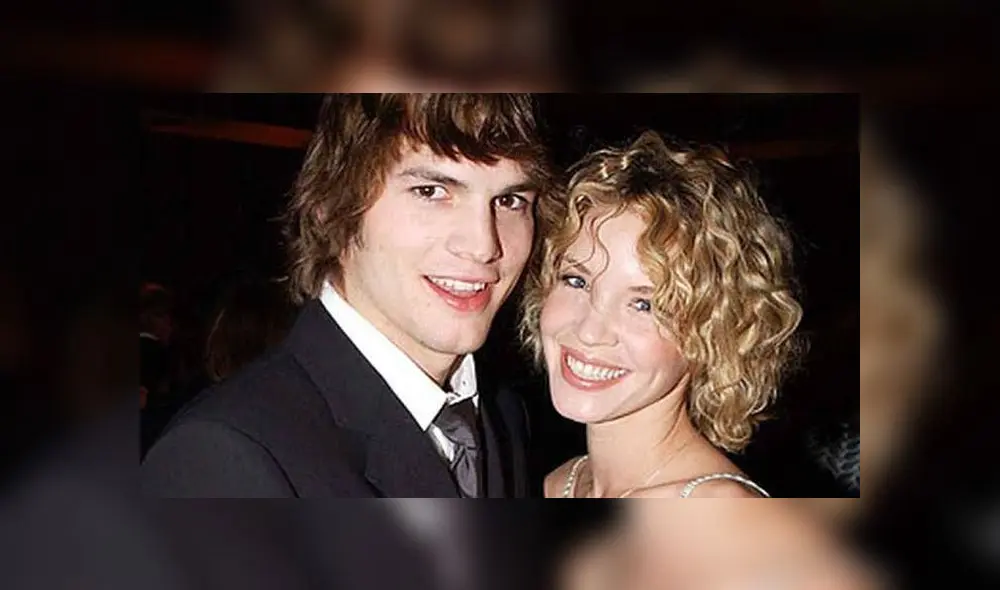 Ashton Kuthcer y Ashley Ellerin eran enamorados en 2001. Foto: Difusión