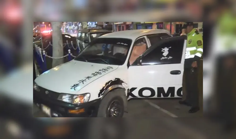 Víctima y sus acompañantes en el auto se encontraban en el distrito para realizar un trabajo. (Foto: Captura de video / América Noticias)