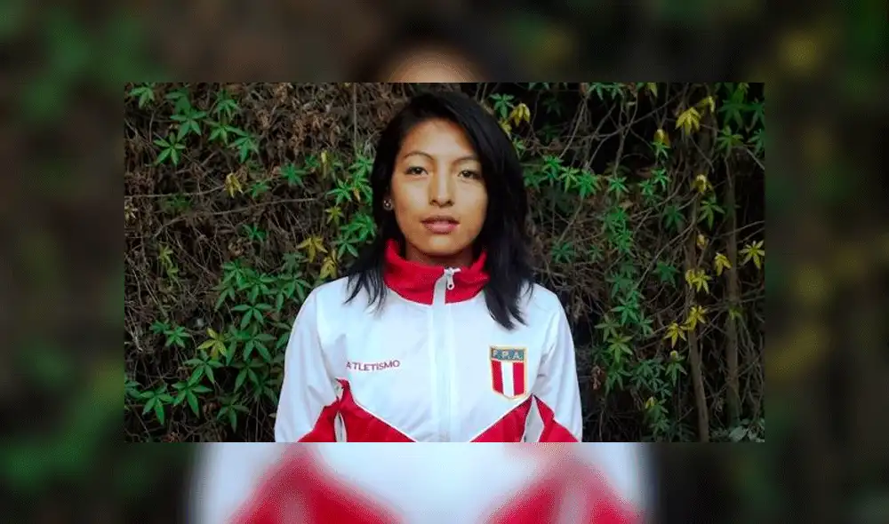 Mary Luz Andia compite en marcha atlética. Foto: Difusión