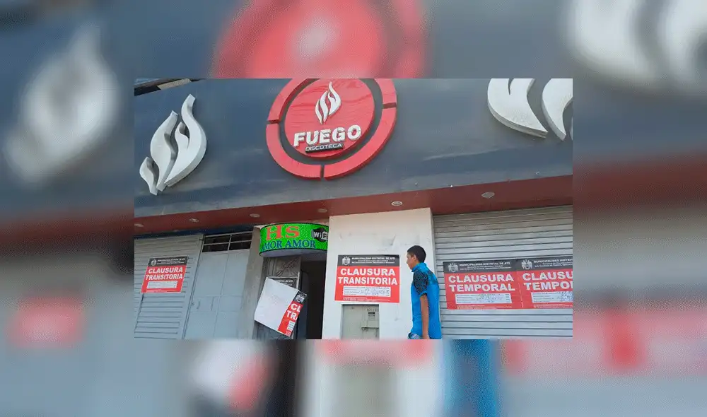 Municipalidad de Ate clausura discoteca Fuego tras denuncia de abuso sexual Municipalidad de Ate clausura discoteca Fuego tras denuncia de abuso sexual