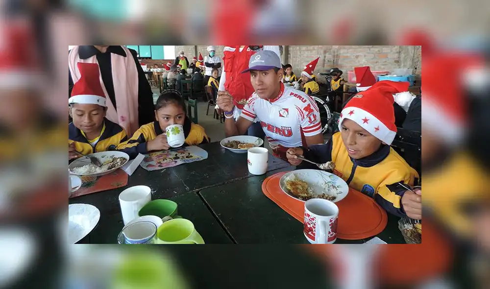 Junín: campeón de ciclismo promueve el consumo de sangrecita, hígado y bazo 
