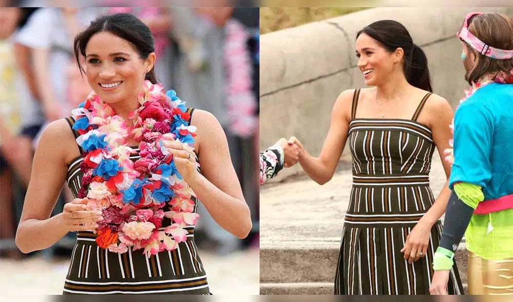 Meghan Markle enternece al presumir su pancita de embarazada [VIDEO]