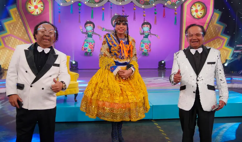 'Melcochita' volvió por la puerta grande al programa de la Chola Chabuca. Foto: difusión