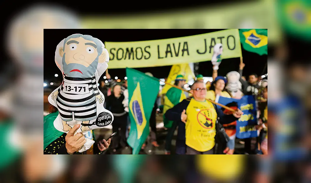 Lava presos. Protestas a favor de condenados por Lava Jato.