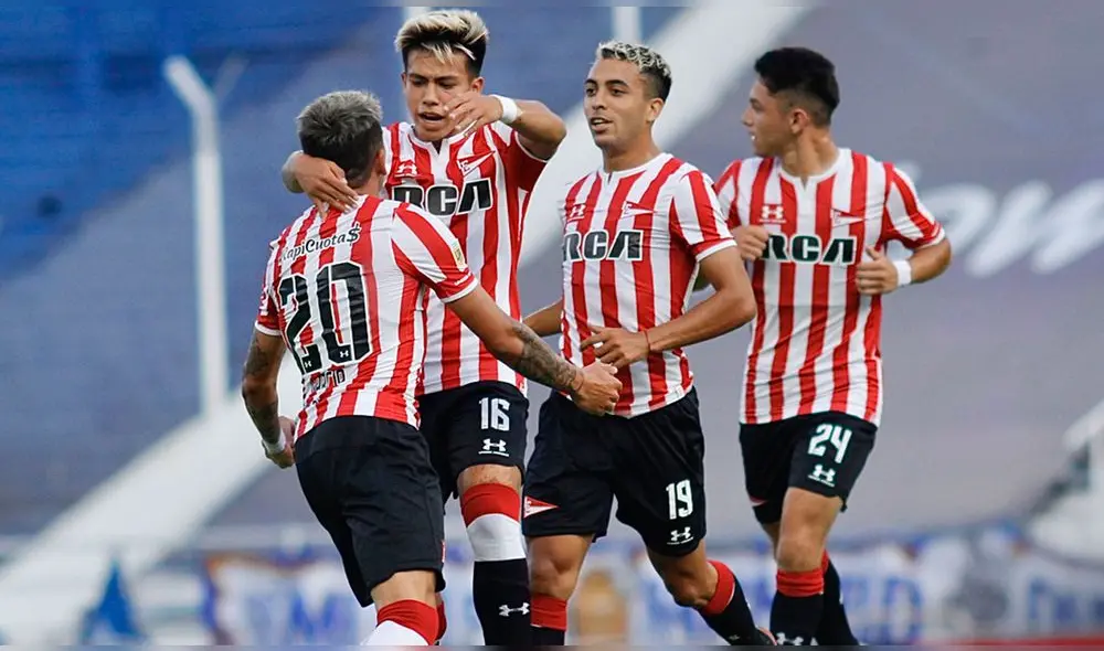 Estudiantes de La Plata logró su primera victoria en la Copa Maradona. Foto: Twitter/@EdelpOficial