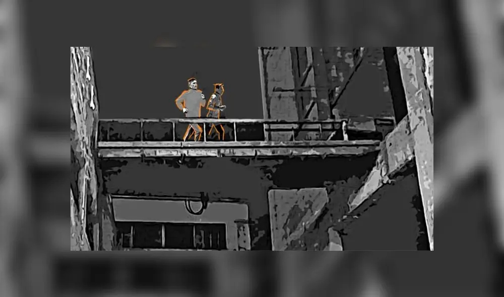 Jorge Navarro y Luís Gerardo debían pasar por un puente que estaba a una altura de cinco metros. Foto: Infobae Jorge Navarro y Luís Gerardo debían pasar por un puente que estaba a una altura de cinco metros. Foto: Infobae