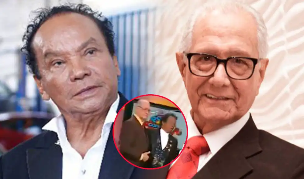 Guillermo Rossini y Pablo Villanueva, el popular Melcochita, son dos de los cómicos más hilarantes del país. Foto: composición/La República/captura de TV