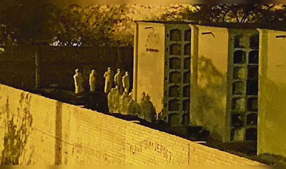 Sepelio de pacientes COVID-19 Chiclayo