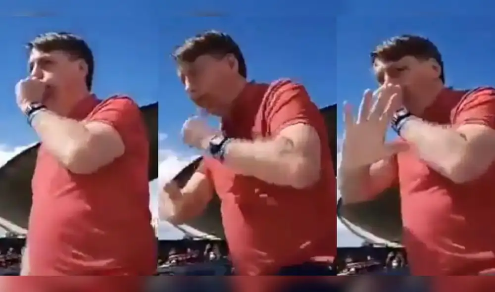 Niños y ancianos, algunas personas con máscaras, estaban en la primera línea de la manifestación que reunió a unas 600 personas. Foto: Captura. Niños y ancianos, algunas personas con máscaras, estaban en la primera línea de la manifestación que reunió a unas 600 personas. Foto: Captura.