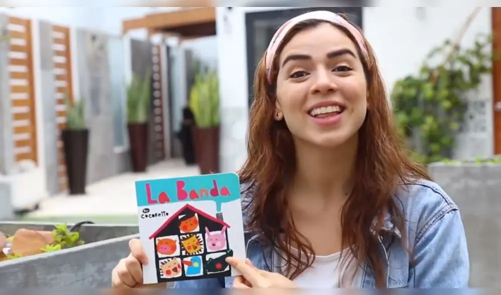 La actriz Ingrid Altamirano es una de las narradoras de cuentos para los niños.