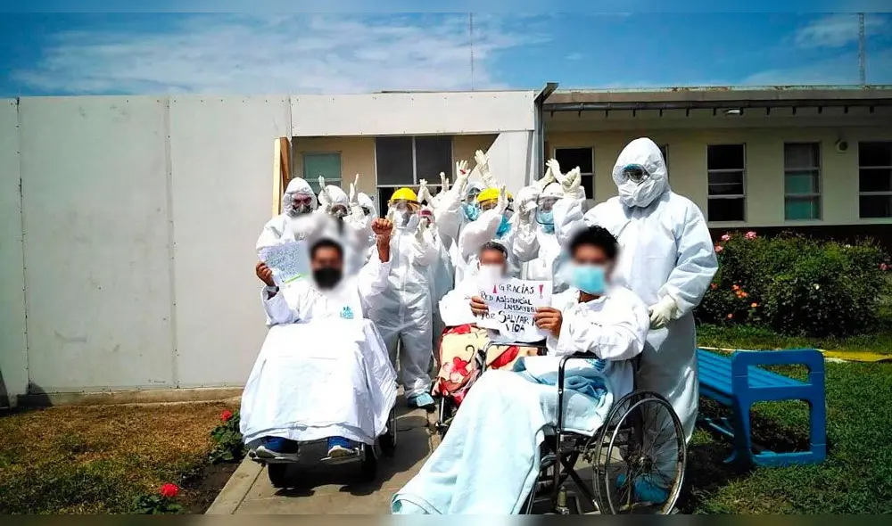 Pacientes recuperados en la región Lambayeque.