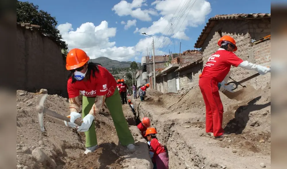 Más de 184 mil peruanos en situación de pobreza laboran en empleos temporales del Gobierno